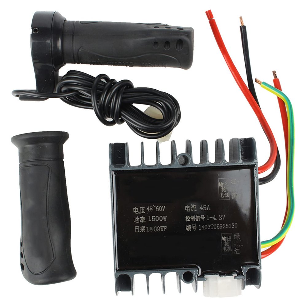 Motor Brushed Controller Box with Throttle Grip for Electric Tricycle(48-60V 1500W)