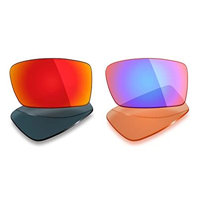 Mryok 2 Pair Polarized Replacement Lenses for Oakley X Squared Sunglass - Options
