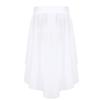 Agoky Girls' Chiffon Hi-Low Dance Skirt Lyrical Ballet Jazz Latin Dance Dress Costumes Studio Practice Performance White 5-6 view 3