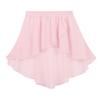 CHICTRY Big Girls Kids Irregular High-Low Dance Skirt Elastic Waist Flowy Chiffon Lyrical Dancing Costumes Pink 10 view 3