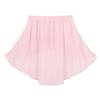 CHICTRY Big Girls Kids Irregular High-Low Dance Skirt Elastic Waist Flowy Chiffon Lyrical Dancing Costumes Pink 10 view 4