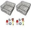 2-Pack of KUFA Vinyl Coated Crab Traps & Accessory Kits (100' Lead Core Sinking line,Caliper,Harness,Bait Bag & 11" Float) (S60+CEC1) x2 view 1