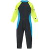 AIWUHE Kid's Full Body Swimwear Boys&Girls One Piece Swimsuit Long-Sleeve Water Sports Rash Guard UPF 50+ Sunsuit Sets Gray 2-3T S view 3