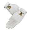 Freemasoner Shriner Symbol Hand Embroidered Cotton Masonic White Gloves view 2