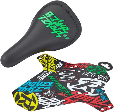 reverse Nico Vink Shovel and Shred Saddle Black/Neon Green - 40326
