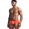 JOCKMAIL Ultra-thin Ice Sexy Underwear Men Boxers Solid Convex Mens Underpants Short Panties Gay Male Boxers (XL, Red) view 4
