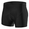 Lixada Women's Cycling Shorts 3D Padded MTB Bicycle Bike Underwear Shorts Black view 3