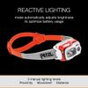 PETZL, Swift Rl Lamp Orange, Compact, Very Powerful and Rechargeable headlamp Featuring Reactive Lighting Technology. 900 lumens. view 4