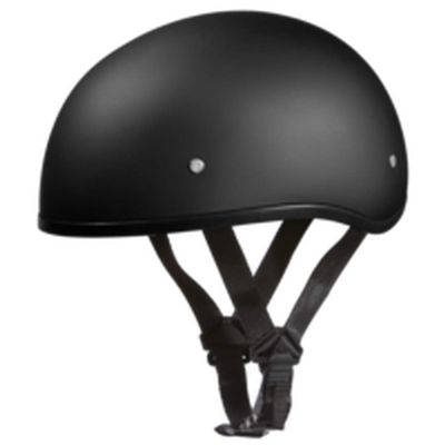 Daytona Skull Cap W/O Visor- Dull Black