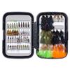BASSDASH Fly Fishing Flies Kit Fly Assortment Trout Bass Fishing with Fly Box, 36/64/72/76/80/96pcs with Dry/Wet Flies, Nymphs, Streamers, Popper view 1