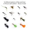BASSDASH Fly Fishing Flies Kit Fly Assortment Trout Bass Fishing with Fly Box, 36/64/72/76/80/96pcs with Dry/Wet Flies, Nymphs, Streamers, Popper view 3