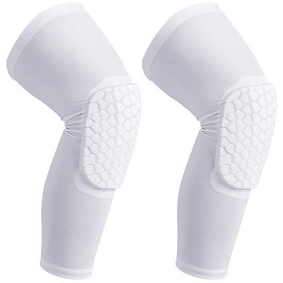 REACHSTOP Leg Sleeve for Kids Basketball Volleyball Knee Pads Breathable Elastic Kneepads Safety Protector for Authentic Fitness Basketball Volleyball Badminton Sports - 1 Pair