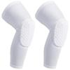 REACHSTOP Leg Sleeve for Kids Basketball Volleyball Knee Pads Breathable Elastic Kneepads Safety Protector for Authentic Fitness Basketball Volleyball Badminton Sports - 1 Pair view 1