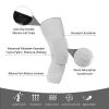 REACHSTOP Leg Sleeve for Kids Basketball Volleyball Knee Pads Breathable Elastic Kneepads Safety Protector for Authentic Fitness Basketball Volleyball Badminton Sports - 1 Pair view 2