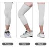 REACHSTOP Leg Sleeve for Kids Basketball Volleyball Knee Pads Breathable Elastic Kneepads Safety Protector for Authentic Fitness Basketball Volleyball Badminton Sports - 1 Pair view 3