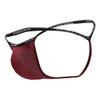 Ribbed Modal T-thong in Bordeaux by Doreanse view 3