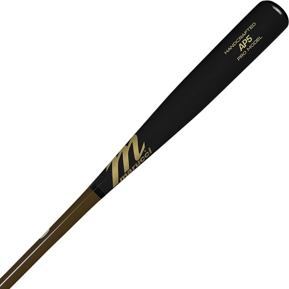 Marucci AP5 Pro Model Maple Wood Baseball Bat, Brown/Black, 32"