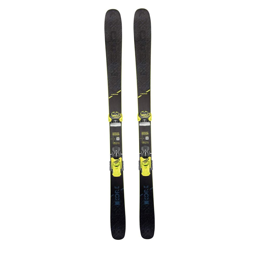 HEAD Unisex Kore 93 Graphene Grey Freeride All-Mountain Skis, Size: 189