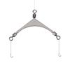 ZJchao Three Way Swivel Three-Way Swivels Triple Swivels Fishing Line Connectors Fishing Swivel Ring Assortment Fishing Swivels 10Pcs(#3) view 3