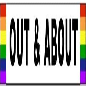 Gear Tatz - Out & About - LGBTQ Bumper Sticker - 3 x 10 inch - Professionally Made in USA - Vinyl Decal
