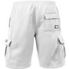 J. LOVNY Men's Comfy Fit Summer Drawstring Fleece Cargo SweatShorts M-7XL White view 3