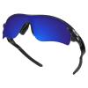 Bsymbo Deep Blue Lenses Replacement for Oakley RadarLock Path OO9181 Sunglass view 2