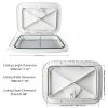 YaeMarine Marine Boat Deck Access Hatch & Lid Boat Marine Caravan RV White, 10-5/8"x14-3/4" view 2