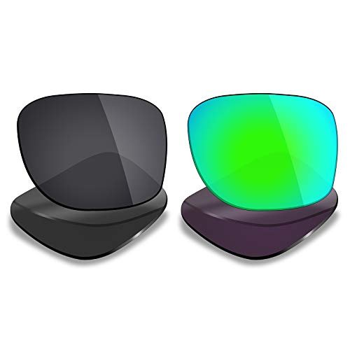 Mryok 2 Pair Polarized Replacement Lenses for Oakley LBD Sunglass - Options