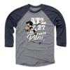 500 LEVEL Austin Riley 3/4 Sleeve T-Shirt (Baseball Tee, XXX-Large, Navy/Heather Gray) - Austin Riley Team W WHT view 1