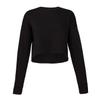 Bella Canvas Womens cropped crew fleece (fast fashion) (XL) (Black) view 1