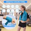 SYOURSELF Cooling Towels for Neck and Face, 6 Pack 40" x 12" Cooling Towel for Hot Weather, Soft Breathable Instant Cool Chilly Pad for Sports Golf Yoga Gym Athletes Camping Ice Towels(Mix-6pcs) view 4