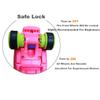 Kid's Children's Boys Girls Adjustable Speed Quad Roller Skates Shoes with Safe Lock Mode for Beginners (Blue) view 4