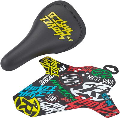 reverse Nico Vink Shovel and Shred Saddle Black/Yellow - 40325