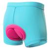 Lixada Women's Cycling Shorts 3D Padded MTB Bicycle Bike Underwear Shorts Blue view 4