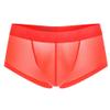 JOCKMAIL Ultra-thin Ice Sexy Underwear Men Boxers Solid Convex Mens Underpants Short Panties Gay Male Boxers (M, Red) view 1