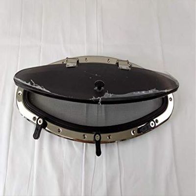 JZ 250 * 575mm 9.8 * 22.6 Eye Shape 316L SS Opening Portlight Porthole for Marine Boat