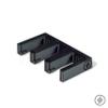 Spartan Mounts for 3X M&P S&W 15-22 Magazine - Firearm Accessories, Wall Mount Display for Gun Room, Magazine and Ammo Storage and Organization, Black, 3 Mag Slots, 1 Count view 3