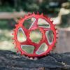 Funn Solo DX Narrow Wide Chainring for 9 10 11 12 Speed Chain, Fits SRAM Direct Mount Interface Crankset, Boost 3mm Offset, Single Speed Bike Chain Ring for MTB, BMX Bike and Road Bike (30T, Red) view 2