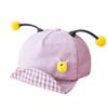 Baby Cartoon Cap Kids Summer Sun Hat Boys UV Protection Caps Girls Cute Soft Brim Baseball Cap for Kid with Insect Ears(Pink) view 1