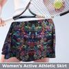 XrSzChic Womens Tennis Golf Skirt Athletic Exercise Printed Skorts Short Pocket view 2