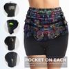 XrSzChic Womens Tennis Golf Skirt Athletic Exercise Printed Skorts Short Pocket view 3