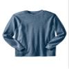 KingSize Men's Big & Tall Waffle-Knit Thermal Crewneck Tee - Tall - 6XL, Heather Slate Blue Long Underwear Top view 1