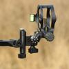 ZSHJGJR Archery Bow Sight 5 Pin 0.019 Optical Fiber Sight CNC Aluminum Horizontal Vertical Adjustment for Compound Bow Sight Accessory (Black-Long-7 pins) view 3