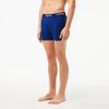Lacoste Men's Cotton Stretch Essentials Boxer Briefs, 3-pack, Navy Blue/Red/Deep Ocean (New), X-Large view 3