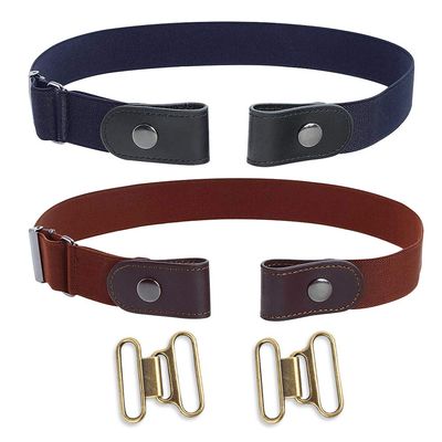 No Buckle Belt for Women, Buckle Free Belt Women for Jeans Pants, Elastic Belt