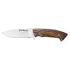 iFIELD Bushcraft Hunting Knife Workout EL29112  4.5 MOVA Full-Tang Satin Blade, Cocobolo Handle, Brown Leather Sheath, Outdoor Survival Camping Tool view 1
