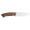 iFIELD Bushcraft Hunting Knife Workout EL29112  4.5 MOVA Full-Tang Satin Blade, Cocobolo Handle, Brown Leather Sheath, Outdoor Survival Camping Tool view 2