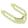 Lowrider Bike Spring Fork Double Square Twisted Crown Gold. view 1