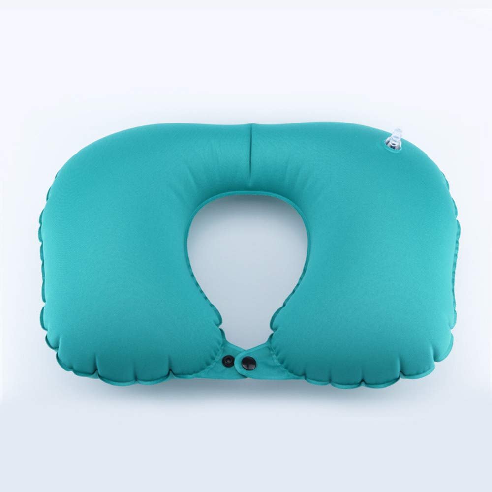 JLFTF Ultralight Inflatable Travel Pillow Compact, Comfortable, Ergonomic Inflatable Pillow for Neck and Lumbar Support for Camping, Hiking, Backpacking