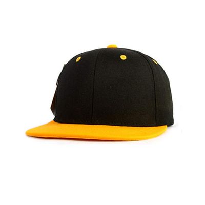 Snapback Hat Originals Clean Up Adjustable Style Unisex Cap MAAB0364 (Blackyellow)
